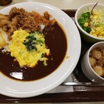 すき家 - 横濱オム牛カレー＋コラボセット