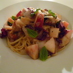 信濃地鶏と白桃のバベッティーネ