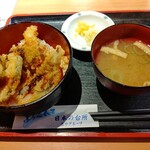 庄や - 【2021.3.31(水)】日替わりランチ(天丼・並盛)500円