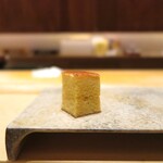 鮨 由う - 芝エビの擂り身を使ったカステラ