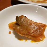 中華街 桂宮 - ザーサイ。