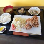 Kienzu Shokudou - 唐揚げ定食（900円）2021年3月