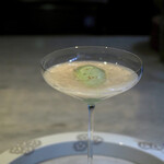 Yama  - 山椒のアイスと白苺のソース