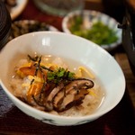 鶏飯風にいただきます