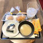 新千歳空港 ダイヤモンド・プレミアラウンジ - この日の朝食