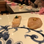 鮓 きずな - 淡路島 鰆漬け、五島列島 太刀魚 藁焼き