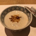 鮓 きずな - 鱈白子 蒸し寿司