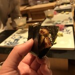 鮓 きずな - 焼き穴子 おにぎり風 宮城 一番海苔