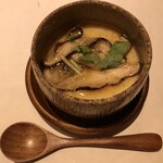 鮓 きずな - 岩手原木椎茸と山椒の茶碗蒸し