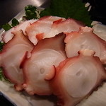 阿武茶″ - このタコ刺しのあまいこと！