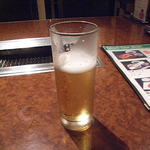 焼肉 叙々苑  燦々亭 - 飲みかけのランチビール