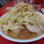 ラーメン二郎 - ②ニンニク・あぶら