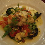 ア・ラ・プラージュ - 2009/5月：魚料理②真鰈のムニエルのロール