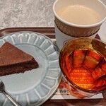 最強のバターコーヒー - 【2021/3】ガトーショコラ＋コーヒーHOT