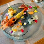 prospero - 魚介のカルパッチョミスト