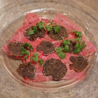 うしごろバンビーナ 恵比寿本店 - ☆極上赤身肉のカルパッチョ トリュフ添え(#^.^#)☆