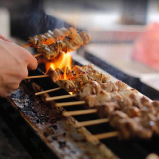 "이자카야 (선술집)""맛있는"야키토리 매일 1000 그루 구워지고 있습니다!