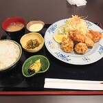和食処 百彩 - 料理写真:2021年3月　から揚げ定食（950円）
