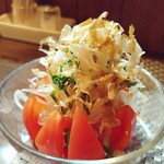 インディ庵 - トマトと新玉葱のポン酢