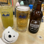 酒蔵お太幸 - ホッピー、緑茶ハイ Hoppy, Shochu Highball with Green Tea at Sakagura Otako, Chuo！♪☆(*^o^*)