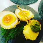 tempurabarukikuya - 味玉天ぷら