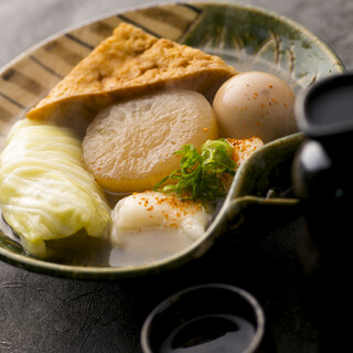 ☆We don't use soy sauce☆ We are proud of our ``Salt Oden'' made with several carefully selected salts and soup stock.