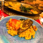 TEMPRANILLO SPANISH RESTAURANT - 野菜のパエジャ☆トマトと絡めると絶品〜