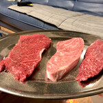 オカダ食品株式会社 - ランプステーキカット・イチボステーキカット・カイノミステーキカット 各200g