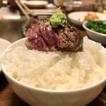 オカダ食品株式会社 - カイノミステーキ with 山葵 オンザライス