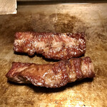 オカダ食品株式会社 - ハラミステーキカット 200g 食べ頃