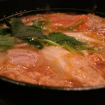鼎 - 肉豆腐　醤油味のアップ