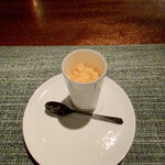 蒼 - 宇和島 ブラッドオレンジのグラニテ 爽やかな酸味でさっぱりと口がリセットされます。