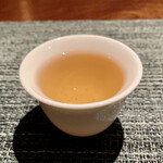 蒼 - 台湾茶　阿里山金萱茶　濃厚なビスクの後に口直しとしていただきました。