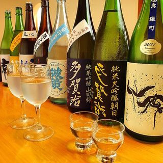 ~A wide selection of branded and local sake~