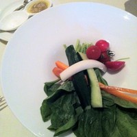 鉄板焼き 銀座 ポルトファーロ 本店 - バーニャカウダ