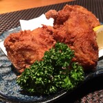 ・Fried puffer fish (3 pieces) Salted malt