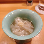 味享 - 芋茎の葛餡仕立て