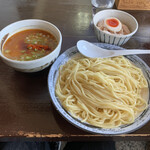 らーめん 三福 - 濃厚つけ麺 大盛 750円 ＋ 鶏塩めし 150円^ ^ コスパ満点 いつもありがとうございます♪
