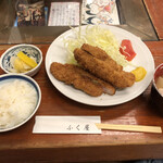 ふく屋 - 串カツ定食¥800