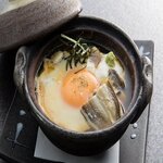 Tsukimi stew of conger eel and tofu