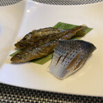 滝川 - 前菜の公魚とコハダです