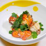 Exquisite! Grilled lobster with herbs