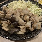 居酒屋 翠 - なすと豚肉の生姜焼き