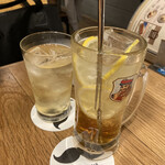 渋谷ハイボールバー - ＊ アップルワイン　ハイボール　649円 ＊ フロム・ザ・バレル　ハイボール　858円