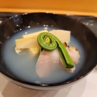 馬車道 大かわ - 蛤と筍