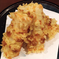 自家製粉石臼挽きうどん 青空blue 本店 - ちく天②