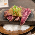 炙り肉寿司 梅田コマツバラファーム - ハラミステーキ
