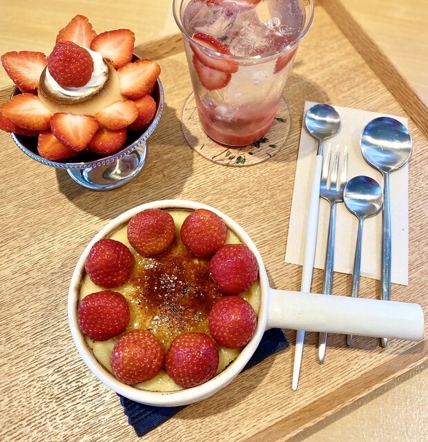 苺のグラタンと苺のぷるぃん 苺ダブルで苺づくしに ❤︎』by まるあ