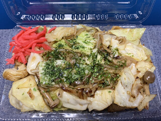 Okonomi Sachi - 「野菜焼きそば」には、キャベツともやしとしめじが！！