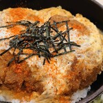 Yudetarou - 『満腹かつ丼セット(暖かいそばとかつ丼)』(税込み890円)